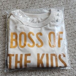 Boss Of The Kids Table Long Sleeve Tee Size 2T
